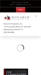 Mobile Screenshot of monarchnm.com